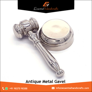 Executive Hand Tool Gavel and Block for Student <strong>Lawyer</strong> Judge and <strong>Gifts</strong> Hammer Mallet Hammers Ironic Finished Antique Aluminum - Product Image 3