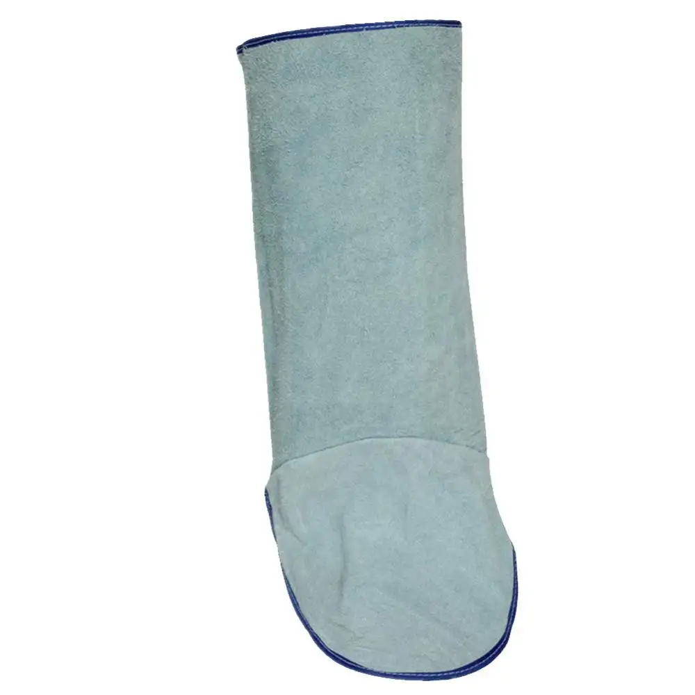 Protezioni per scarpe per saldatura in pelle crosta di vacchetta a prova di scintilla di calore di lavoro di sicurezza industriale in pelle per la protezione del piede