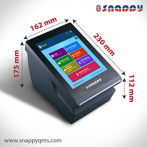 Snappy ticket dispenser for <strong>queue</strong> <strong>management</strong> <strong>system</strong> 8inch desktop queuing ticket <strong>touch</strong> screen smart queuing tickets - Product Image 6