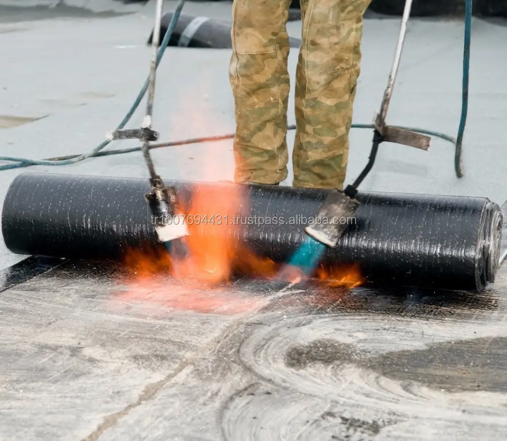屋根地下基礎用途のためのアスファルトトーチ適用防水膜