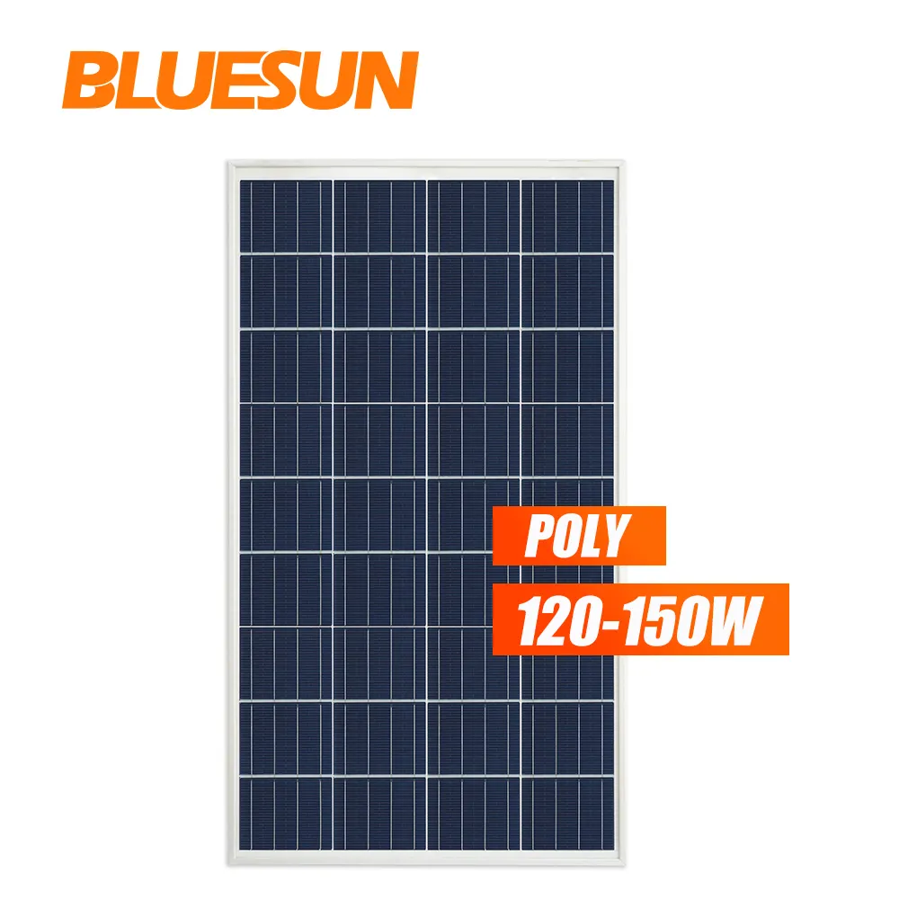 Bluesun poli mini panel solar mejor precio 100w 150w panel solar de 150w para el hogar sistema de luz solar