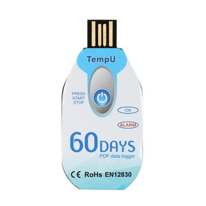 TempU -30 °C ~ 70 °C Registrador de datos de temperatura USB de un solo uso - Product Image 6