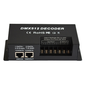 Di Vendita caldo 4 Canali 5A LED RGBW DMX512 Costante Decoder con Codice di Tiro per la Fase Lampade o Moduli - Product Image 1