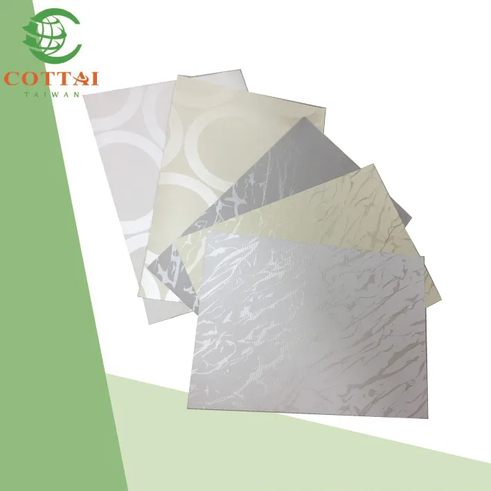 COTTAI - PVC fiberglass window fabric for Vertical and roller blinds sunscreen knitted textile factory ready made