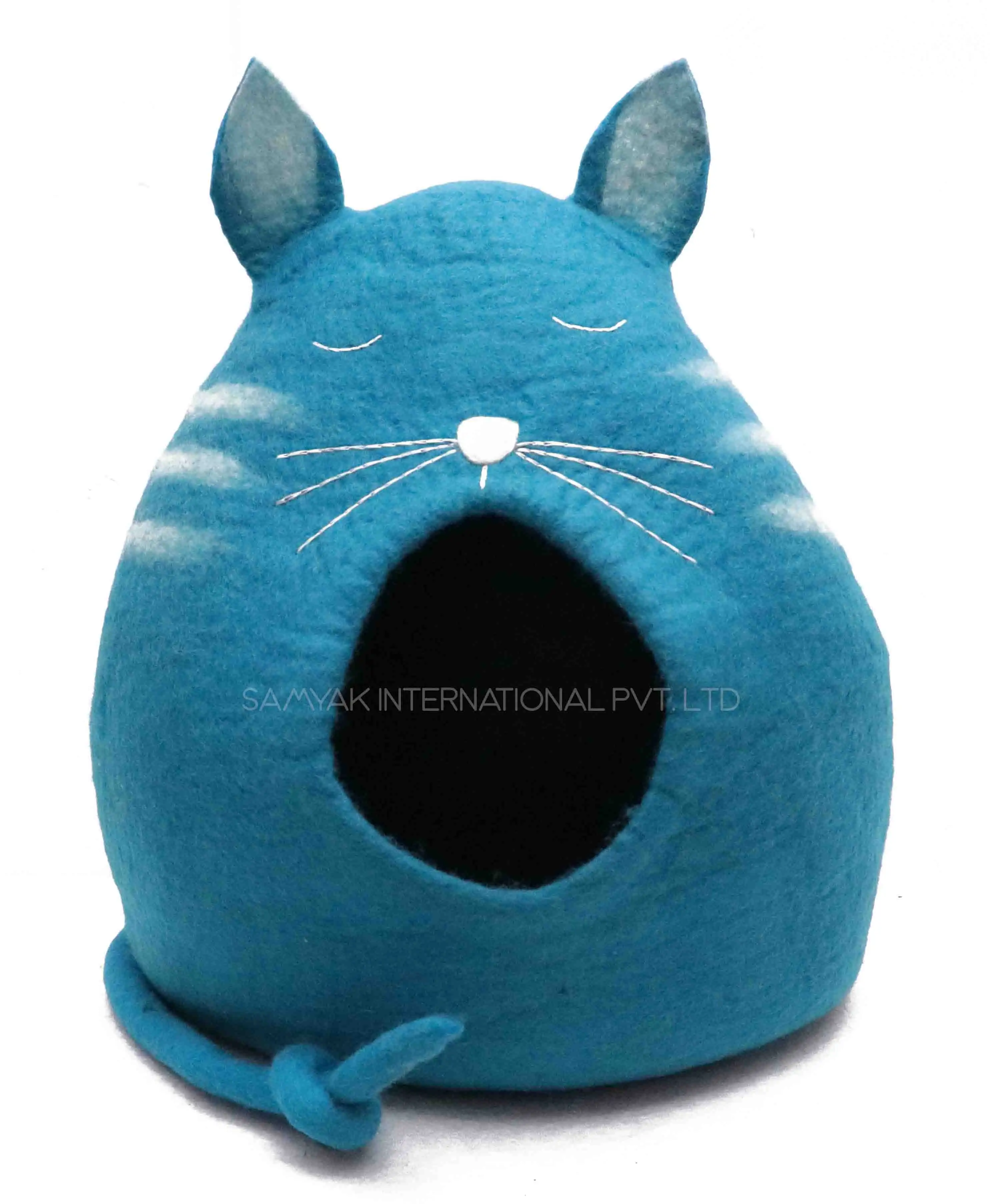 Top Selling Felt Cat Cave Merino wool comfortable pet bed indoor cat dog house pet accessories