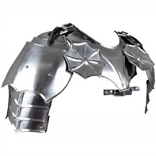 Medieval Gorget Spaulder Arm Shoulder Gothic Pauldrons Reenactment Armor