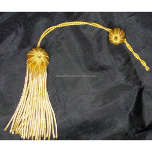 Oem מותאם אישית באיכות גבוהה זהב & כסף הכבוד כובע מטילי לקצץ שולי וילונות עבור וילונות עבור שימוש בוגר תואר דוקטור - Product Image 6