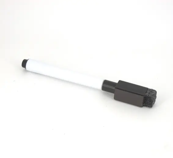 US Export private label black magnetic erasable whiteboard marker with duster