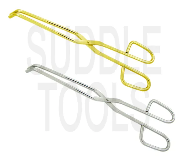 CRUCIBLE BRASS & STEEL CASTING TONGS FORCEPS TOOLS FOR CLAMP GRAPHITE MELTING FURNACE LABORATORY SUPPLIES 20CM 30CM 40CM 50CM