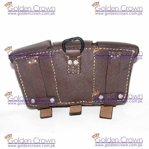 K98 üçlü cephane kılıfı | Alman K98 cephane kılıfı | Deri Ammon kılıfı - Product Image 4