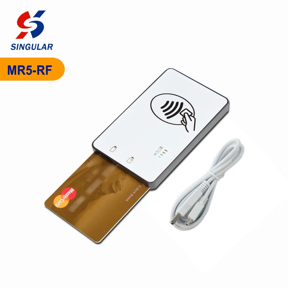 الخارجية المحمولة BT NFC RFID قارئ بطاقات