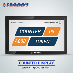21.5 pollici Multi-Lingua di Sostegno di Gestione Delle Code LCD Display del Contatore per sistema di accodamento - Product Image 2