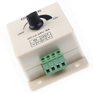 12-24 v 8A LED Rotazione manuale Dimmer Manualmente Interruttore PWM Dimming controller di Controllo Per Singolo Colore HA CONDOTTO La Striscia luce - Product Image 4