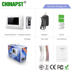 Sistema de intercomunicación bidireccional de 7 pulgadas, timbre de vídeo de seguridad para el hogar con 4 cables, PST-VD07L de desbloqueo de puerta