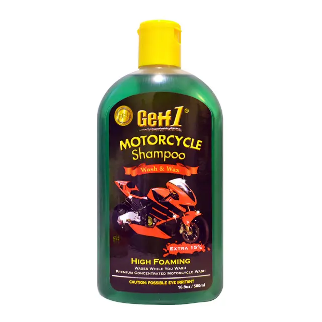 Malásia fabricante de cuidados para motocicletas, shampoo (lavagem e cera) -500ml