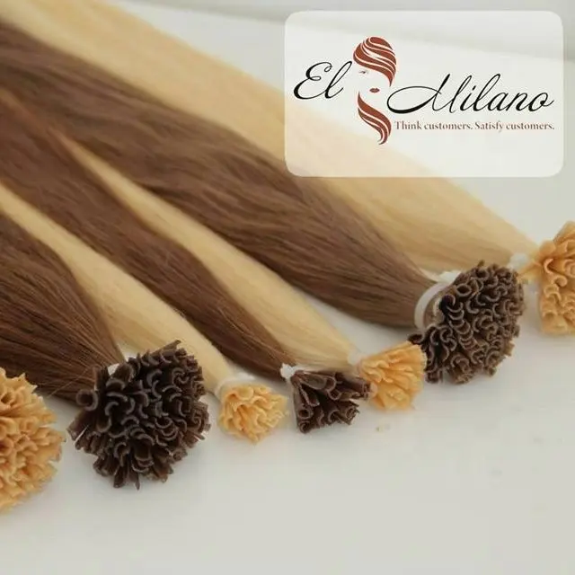 Best Selling and Good Quality East-European 100% Natural Virgin Remy Keratin-Tipped Hair Extensions From Uzbekistan S K
