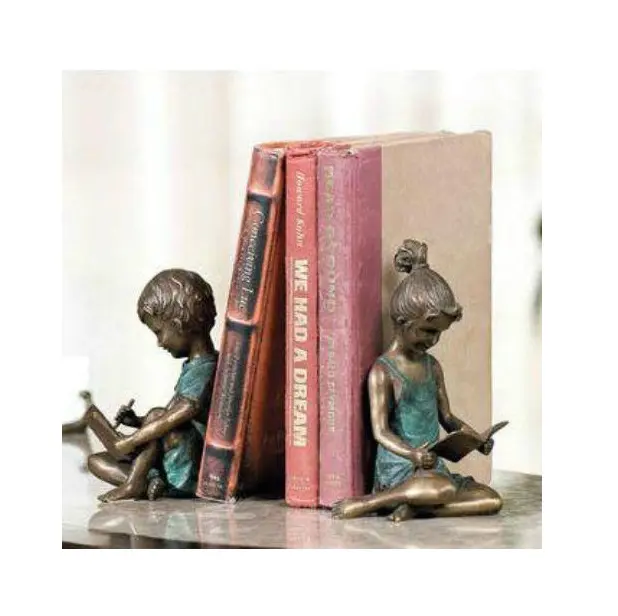 Menino e Menina bookends Únicas Para Decoração do Quarto