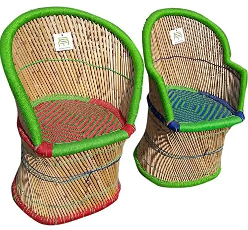 2024 2022 New Modern Leisure Woven Rattan Wicker Bamboo Chair Furniture Set for Sale