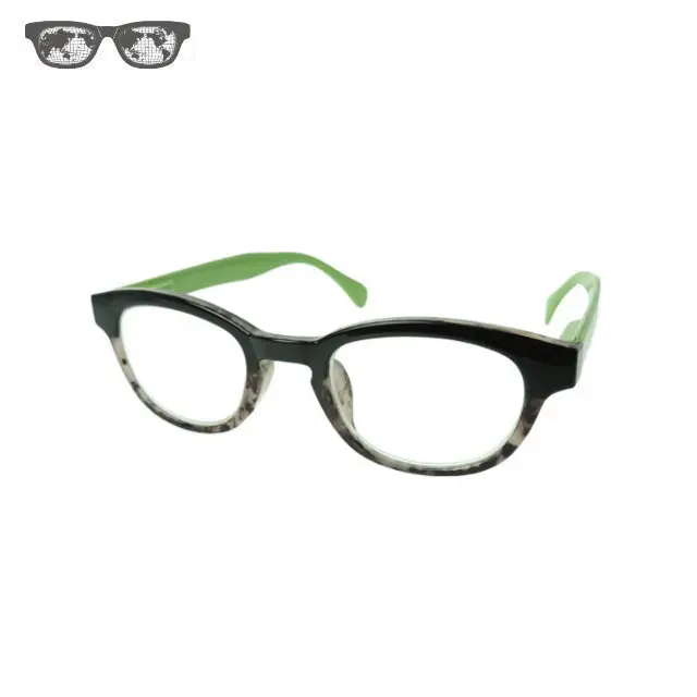 Montatura per occhiali da vista con stampa logo iniezione PC