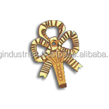 OMG ngành công nghiệp rắn brass Rèm <span class=keywords><strong>Rosette</strong></span> Rèm holdbacks Rèm Tieback móc lá phong cách - Product Image 5