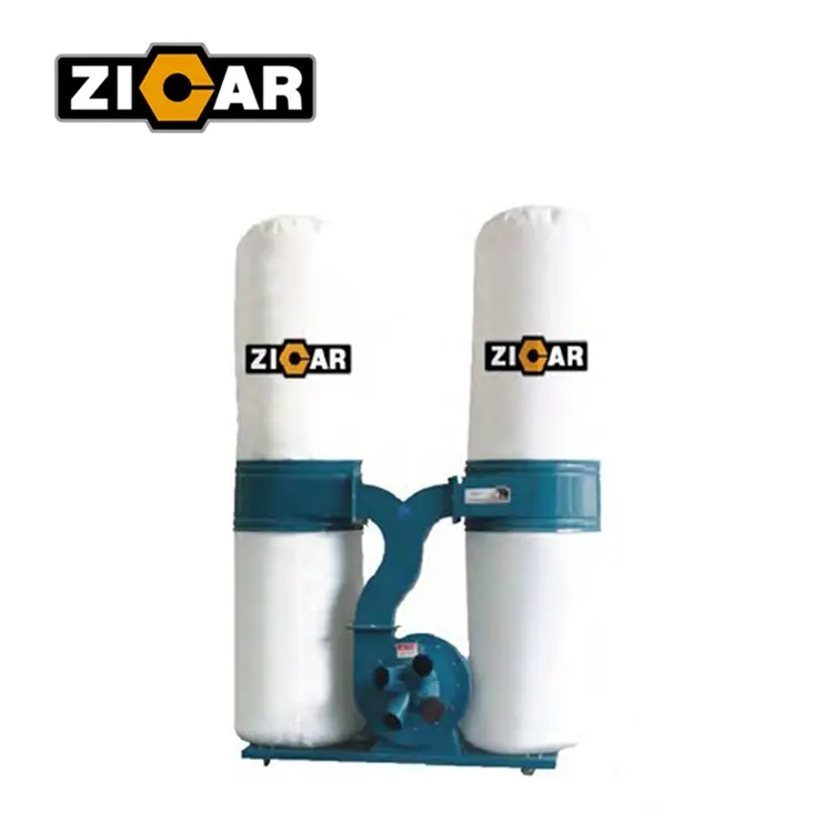 ZICAR-colector de polvo para máquina de carpintería, colector de polvo de doble bolsa de carpintería, FM9030