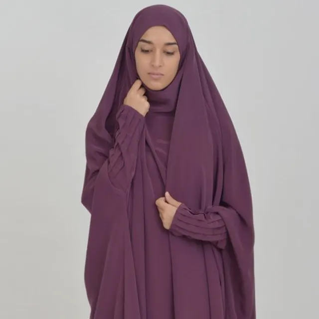 Vestido islâmico Hijab Khimar Jilbab Roupas Étnicas Atacado