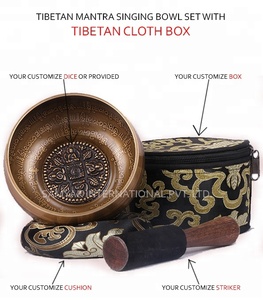 El yapımı mantra oyma sanat zar tibet şarkı söyleyen kase 7 metaller kase 7 çakralar şifa zihin kontrol için