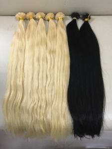 Arapsaçı ücretsiz tırnak düz ipuçları saç uzatma Keratin Remy saç Macsara Vietnam OEM ODM yapılan