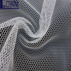 LCSH500 75D 43gsm 100% in poliestere morbido esagono da sposa tessuto a maglia abito e indumento per uso nuziale - Product Image 1