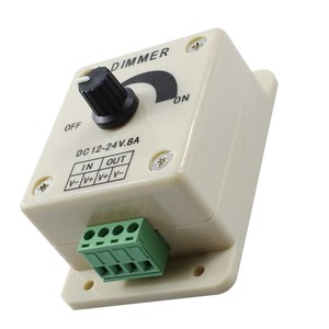 12-24 v 8A LED Rotazione manuale Dimmer Manualmente Interruttore PWM Dimming controller di Controllo Per Singolo Colore HA CONDOTTO La Striscia luce - Product Image 2