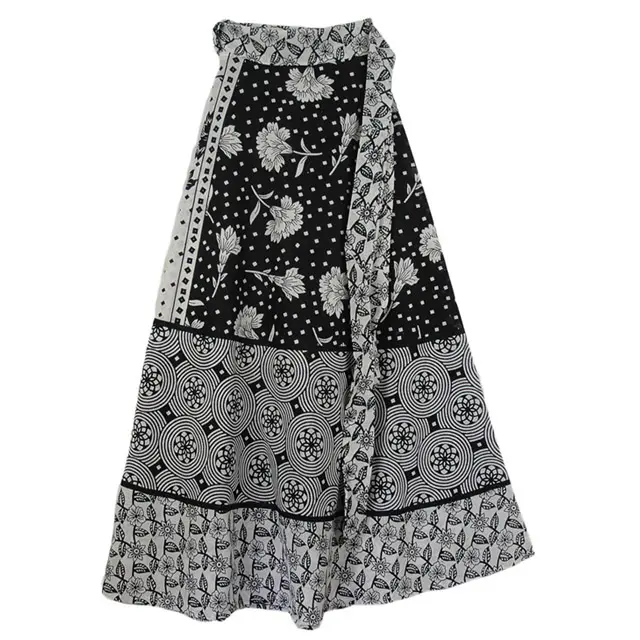 Exotic Indian Wrap Multi Wear Design Skirt Wraparound Long Skirt