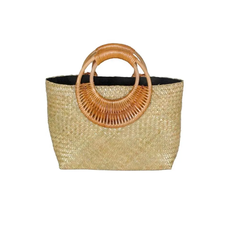 Hot- seller fashion well-known and convenient design seagrass bag