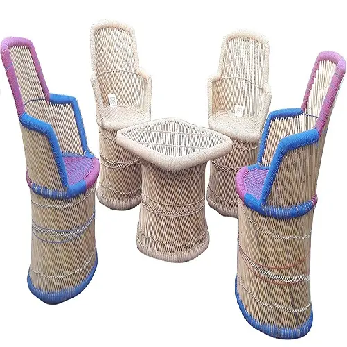 Latest Lounge Chairs with Table for Hotel Bar Chairs Counter Furniture Armrest PU Seat Wood Wicker Dining Chair Table Furniture