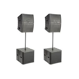 L-410D คอนเสิร์ตสดในร่มกลางแจ้งระบบเสียงซับวูฟเฟอร์ลำโพงสายอาร์เรย์ลำโพงที่ใช้งาน - Product Image 6