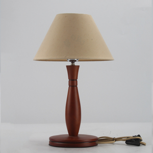 High Quality <strong>Wood</strong> Base Table <strong>Lamp</strong> with Fabric Lampshade Bedside Reading <strong>Lamp</strong> <strong>Wood</strong> Made for Bedrooms and Study Room - Product Image 6