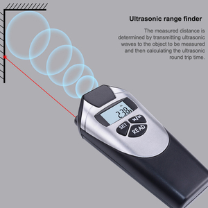 CP-3009 0.5-18.0m di Distanza Ad Ultrasuoni Misuratore di Misura Telemetro con Puntatore Laser - Product Image 4