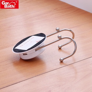 定制模具壁挂式双衣钩悬挂吸盘不干胶挂钩 - Product Image 4