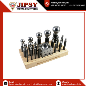 Jewelry Equipment <strong>Dapping</strong> Tool, <strong>Dapping</strong> Punch and <strong>Dapping</strong> <strong>Block</strong> Set