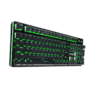 Dragon War Custom logo Green LED Outemu Blue Mechanical Switches USB Wired Gaming Mechanical <strong>Keyboard</strong>
