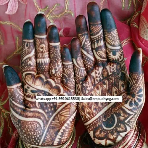 Mehndi สีดำ7เวลากรองเฮนน่าคุณภาพ