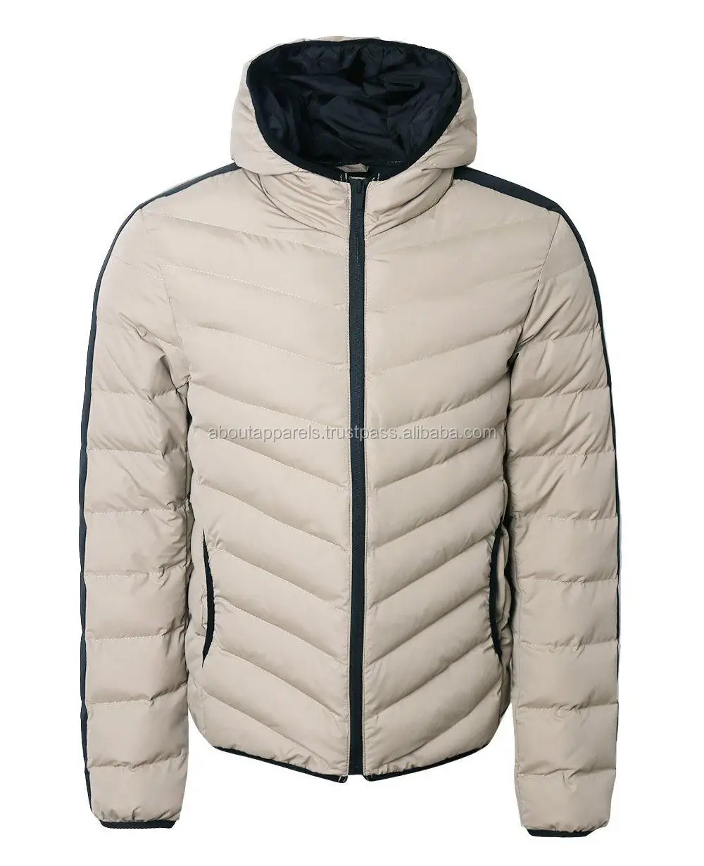Nuove giacche imbottite trapuntate e imbottite invernali da uomo personalizzate a buon mercato su misura