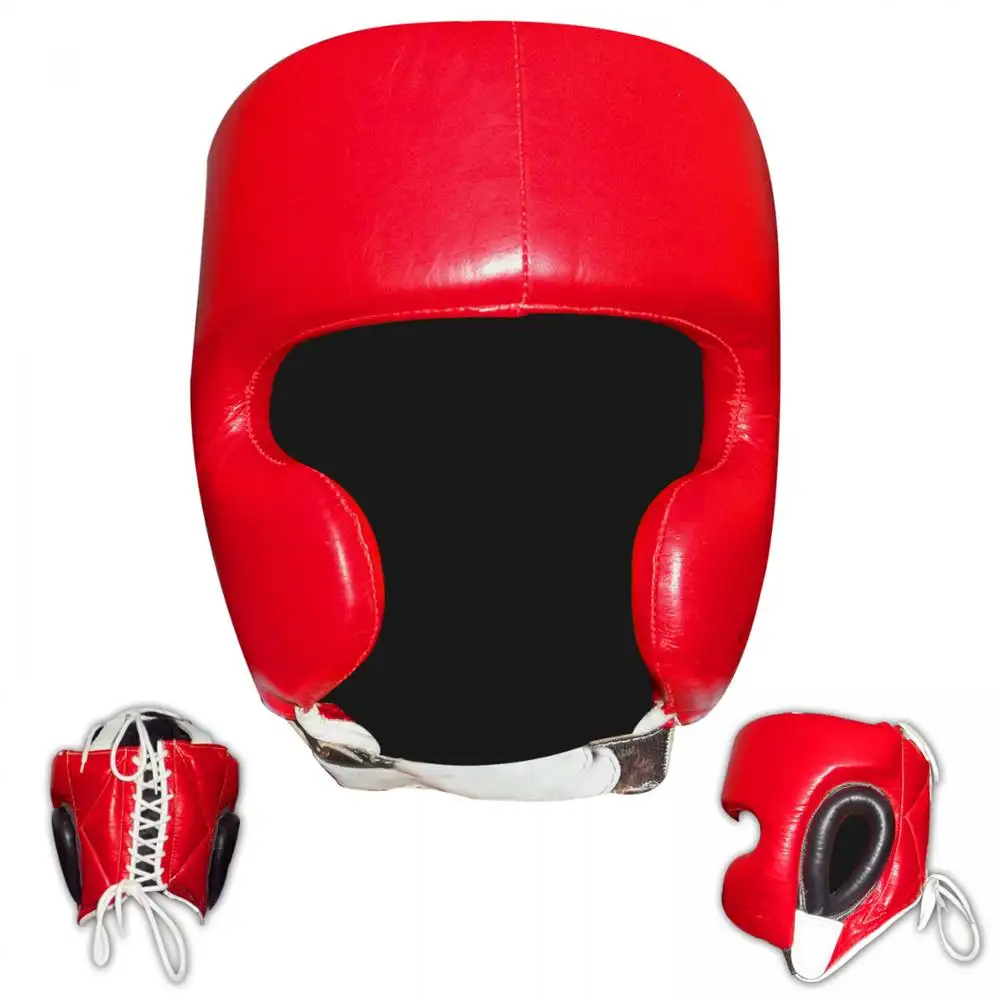 Vente en gros Logo imprimé personnalisé Casque de boxe Muay Thai Protège-tête de boxe Arts martiaux