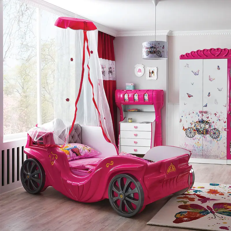 Princesa Menina Crianças quarto-Cama do quarto Da Princesa-Menina-SUPERCARBEDS