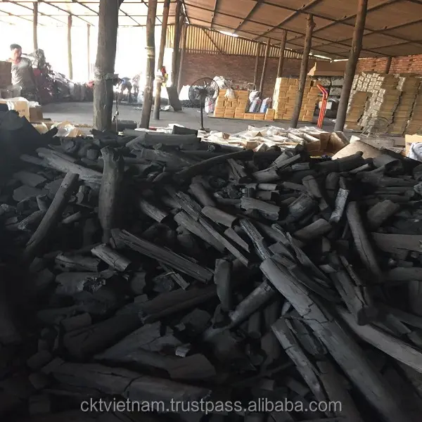 Carbón negro de madera dura 100% natural de VIETNAM