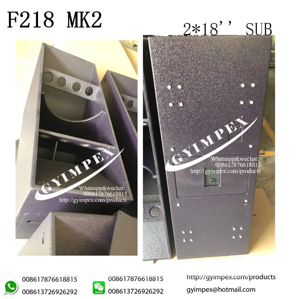 Professionale dual 18 pollici 21 pollici F218 MK2 funktion F221 sistema subwoofer