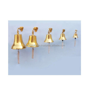 BRASS PLATED SHIP BELL - Product Image 1