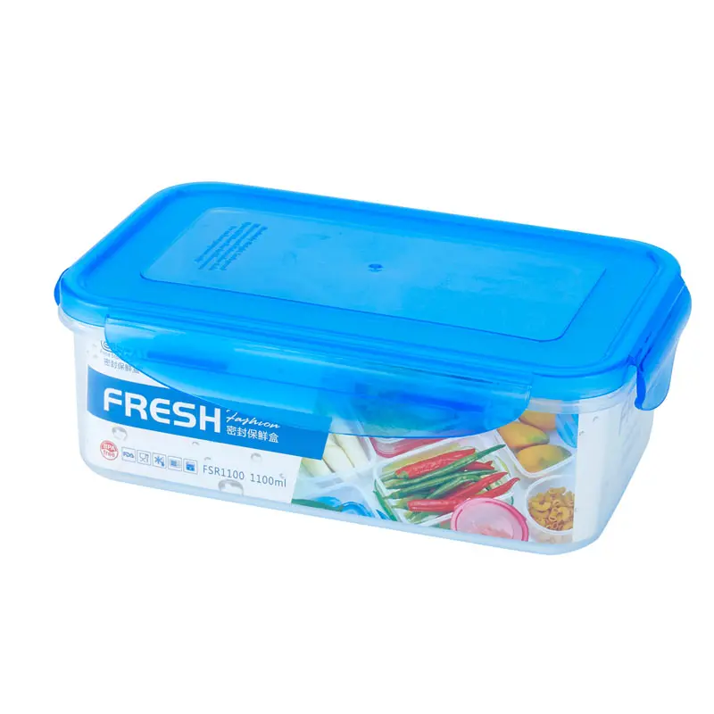 Schloss und schloss lebensmittel behälter luftdicht lebensmittel container kunststoff bento lunch box mit deckel