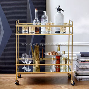 ガラス付き長方形トロリー - Product Image 6