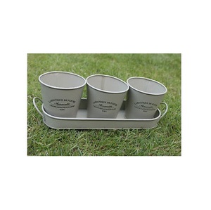 Antique Metal <strong>Planters</strong> for Indoor and Outdoor Garden Trending Design <strong>New</strong> Customized Shaped Antique Metal <strong>Planters</strong> - Product Image 2