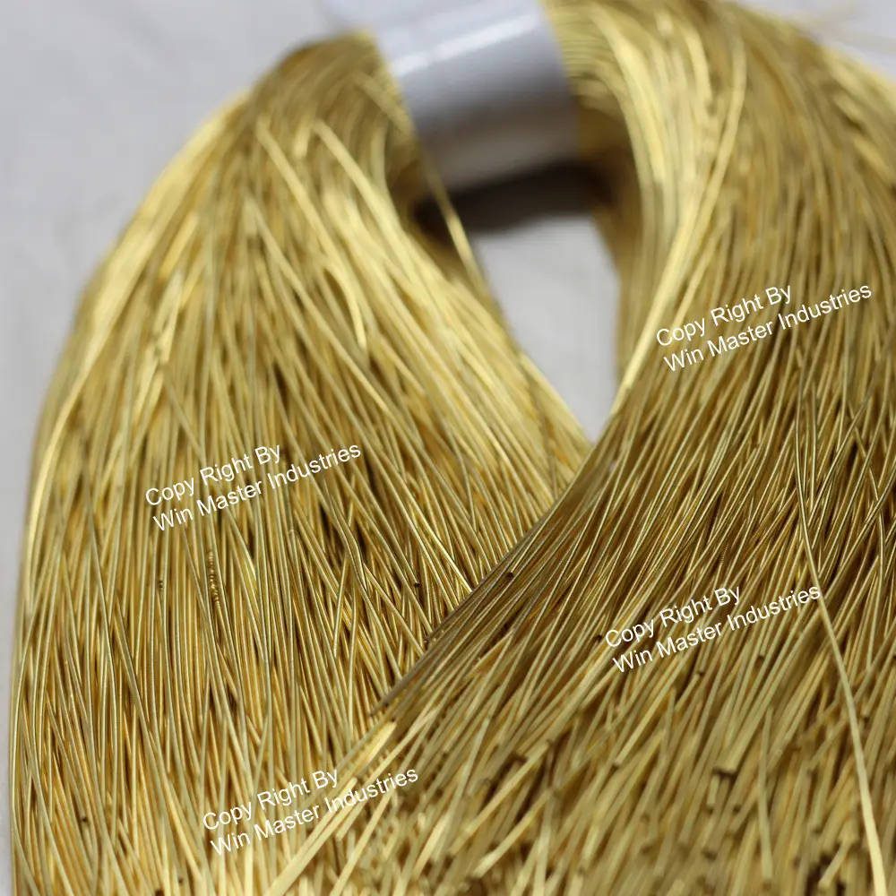 gold french coil wire bullion thread